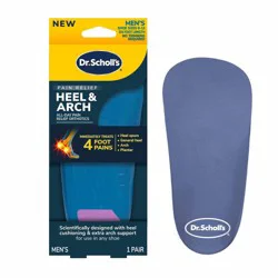 Dr. Scholl's Pain Relief Orthotics Shoe Insert for Heel Pain for Men - 1 Pair - Size 8-12