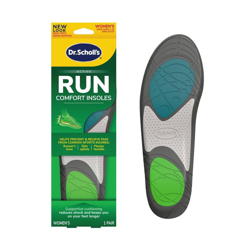 slide 1 of 1, Dr. Scholl's Athletic Series Running Insoles for Women - Size (5.5-9), 1 ct