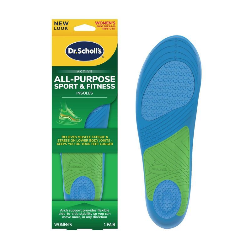 slide 1 of 11, Dr. Scholl's All-Purpose Sport & Fitness Women's Trim to Fit Comfort Insole - 1pair - Size (6-10), 1 ct