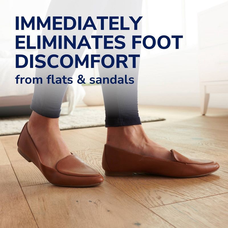 slide 4 of 9, Dr. Scholl's Love Your Flats & Sandals 3/4 Length Insoles - Women's Shoe Size 6-10 - 1 Pair, 1 ct