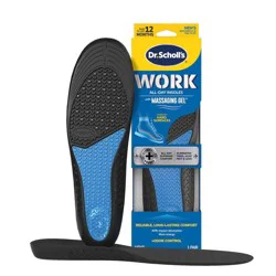 Dr. Scholl's with Massaging Gel Men's Work All-Day Superior Comfort Shoe Insoles - 1 Pair - Size 8-14