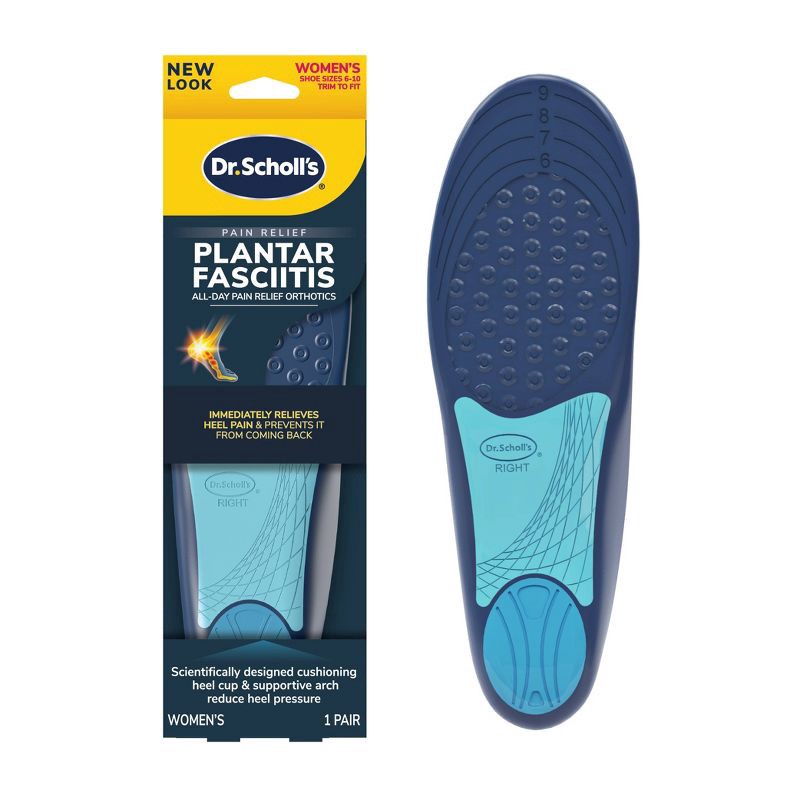 slide 1 of 11, Dr. Scholl's Cut to Fit Shoe Inserts Plantar Fasciitis Women's Pain Relief Orthotics - 1 Pair - Size 6-10, 1 ct