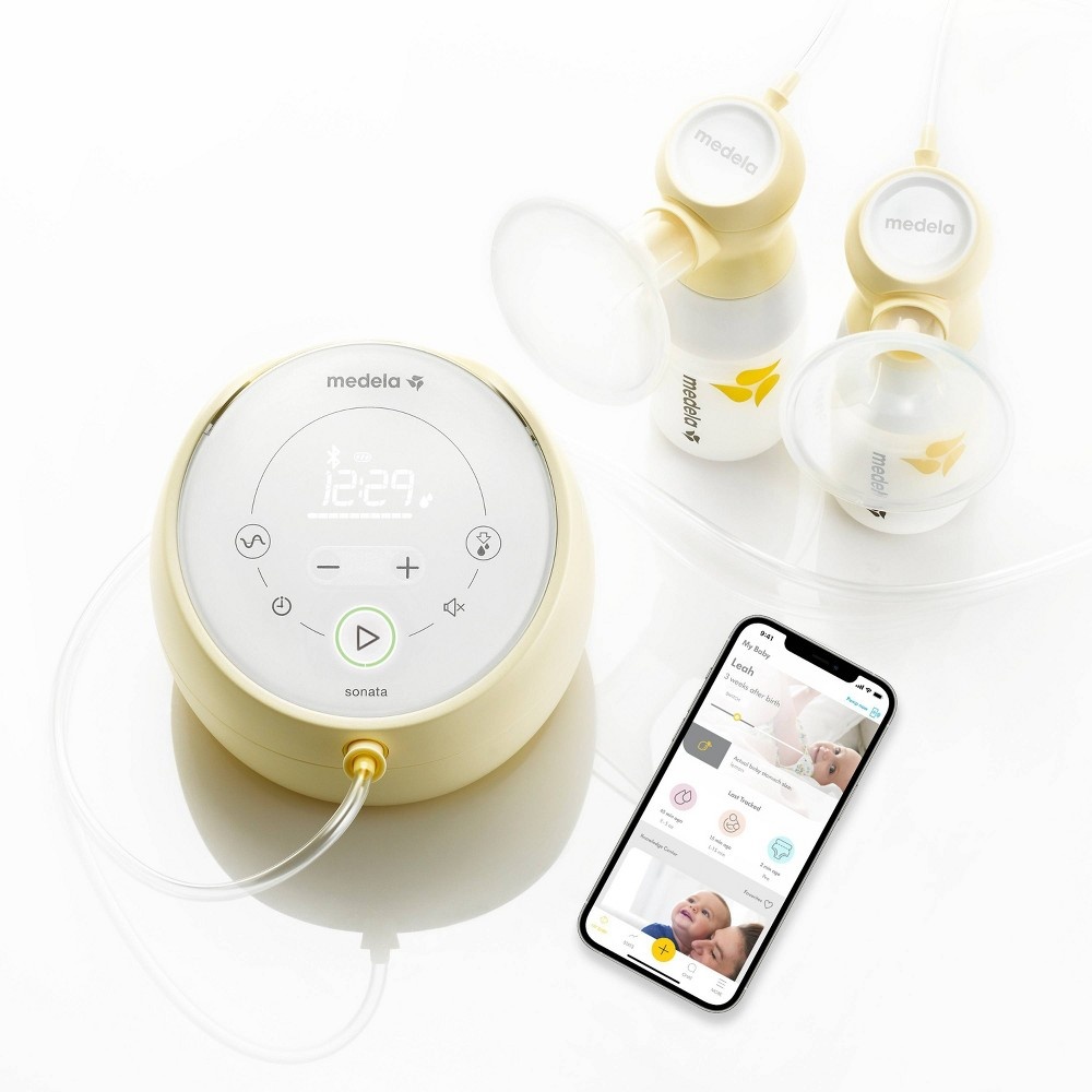 slide 6 of 8, Medela Sonata Smart Hospital Performance Breast Pump with PersonalFit Flex Breast Shields, 1 ct