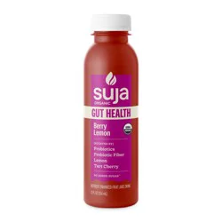 Suja Organic Gut Health Berry Lemon Cold Pressed Juice Drink - 12 fl oz Bottle