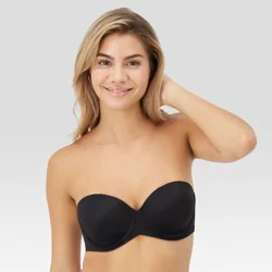 Maidenform Self Expressions Women's Stay Put Detachable Bra SE6990 - Black 36D: Backless, Convertible Straps