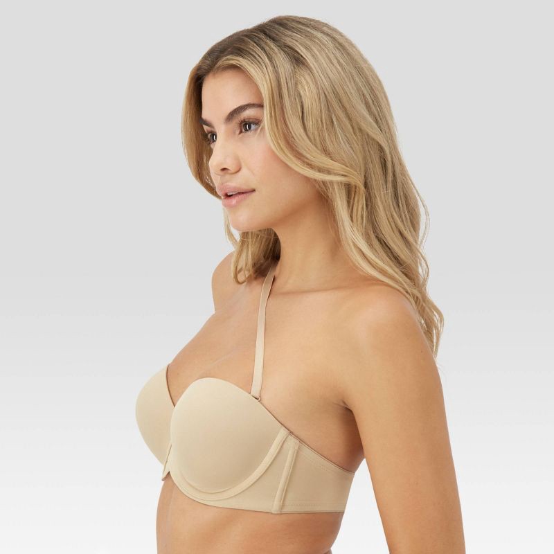 slide 3 of 9, Maidenform Self Expressions Women's Stay Put Detachable Bra SE6990 - Beige 38DD: Backless Convertible Underwire, 1 ct