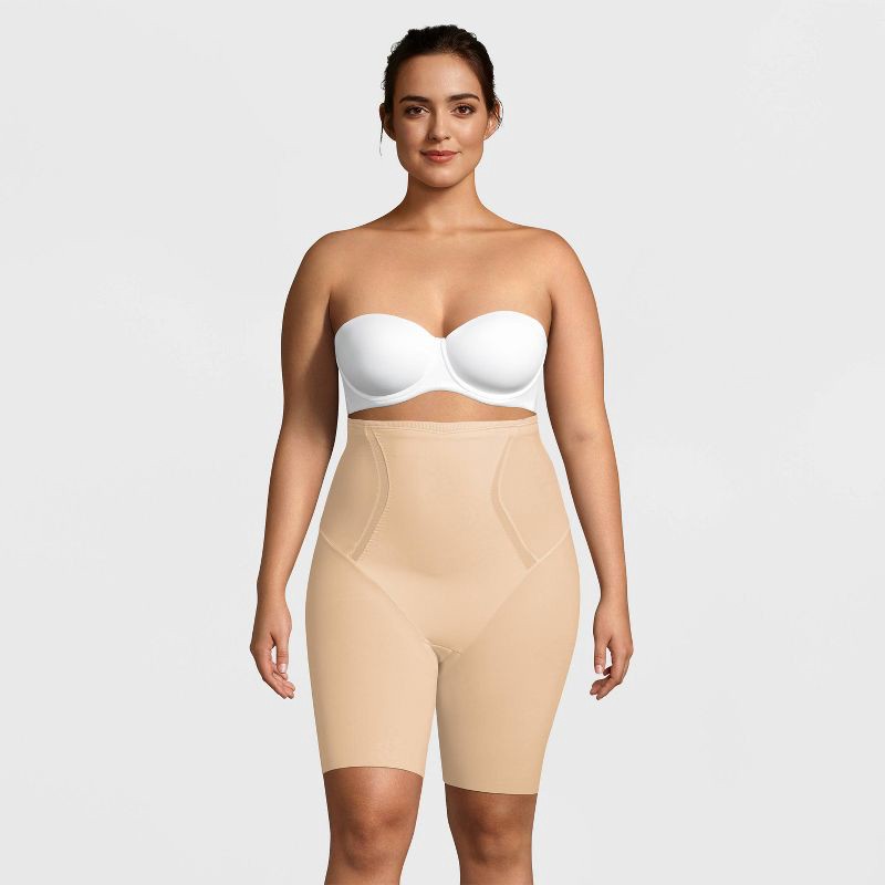 Maidenform Self Expressions Women's Firm Foundations Thighslimmer - Beige  XXL