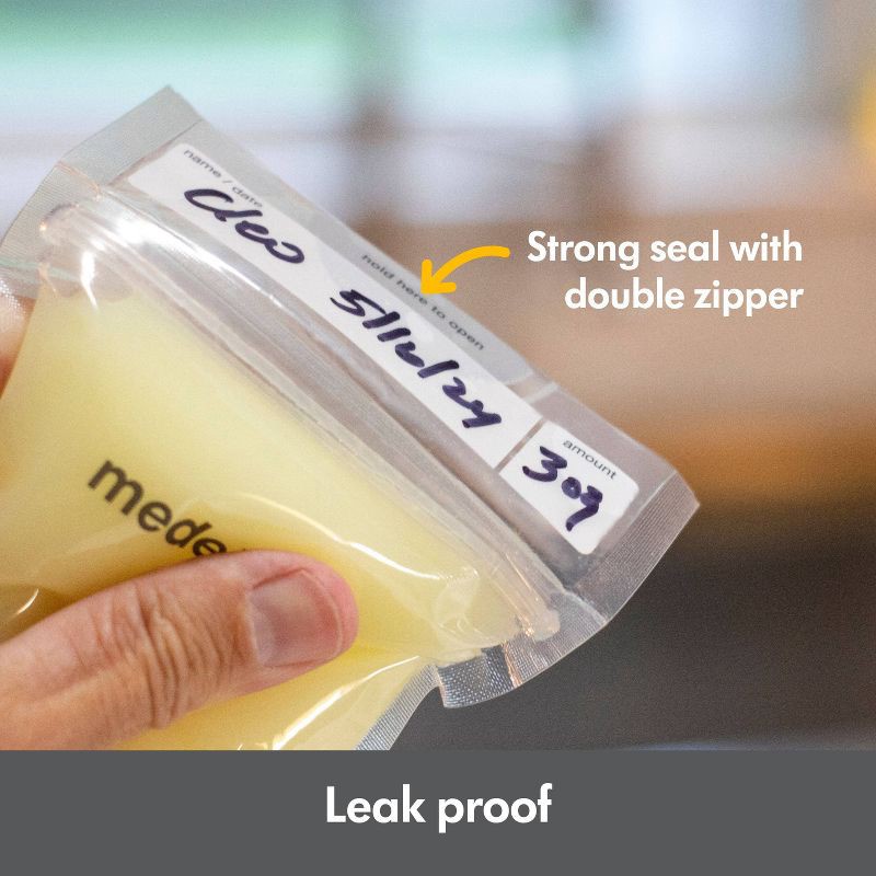 slide 2 of 6, Medela Breast Milk Storage Bags 6oz/180ml - 100ct, 6 oz, 180 ml, 100 ct