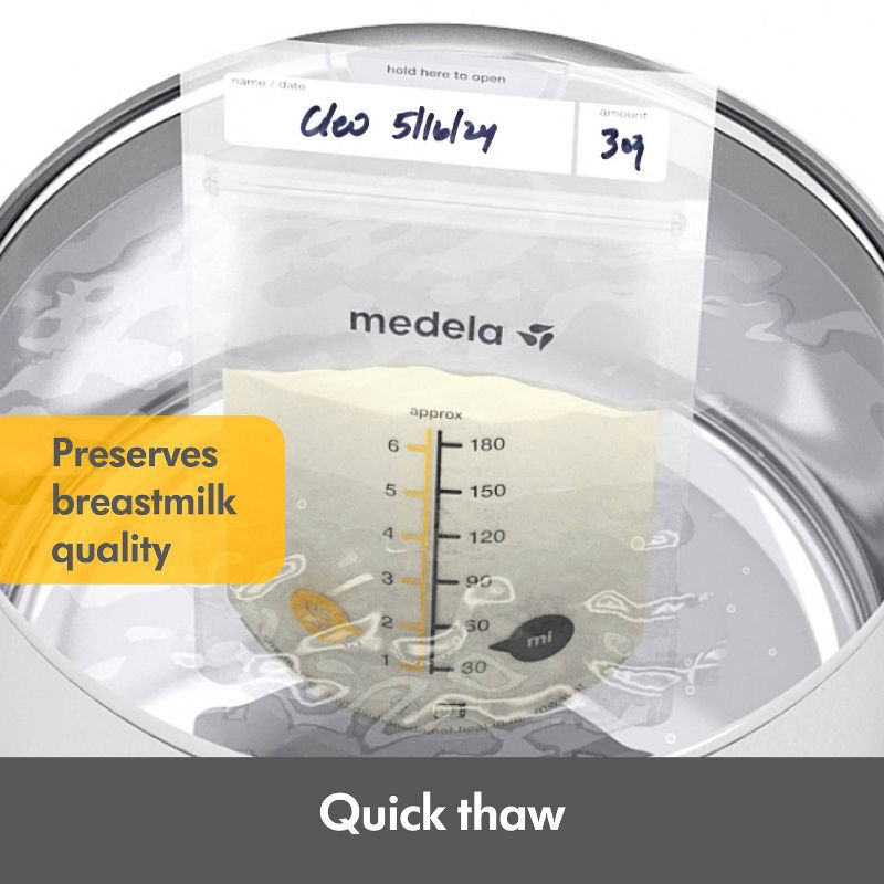 slide 3 of 6, Medela Breast Milk Storage Bags 6oz/180ml - 100ct, 6 oz, 180 ml, 100 ct
