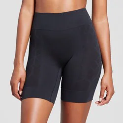 Jockey Generation™ Women's Ultralight Smoothing Wicking No-Chafe Slipshorts - Black M: Seamless Knit Microfiber Undershorts
