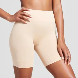Jockey Generation™ Women's Ultralight Smoothing Wicking No-Chafe Slipshorts - Beige S: Seamless Knit Microfiber, Pull-On Style