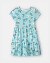 Carter's Girls Disney Lilo & Stitch Dress - Blue 8