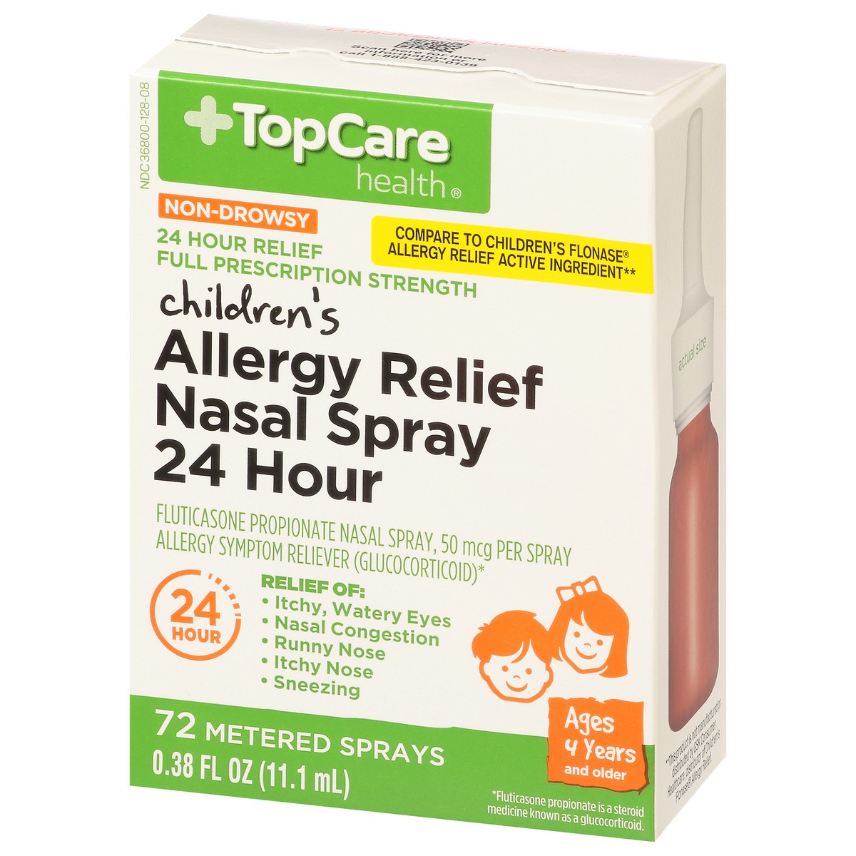 slide 2 of 16, TopCare Children's Allergy Relief Nasal Spray, 0.38 fl oz