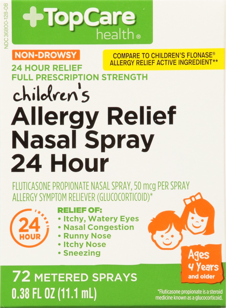 slide 4 of 16, TopCare Children's Allergy Relief Nasal Spray, 0.38 fl oz