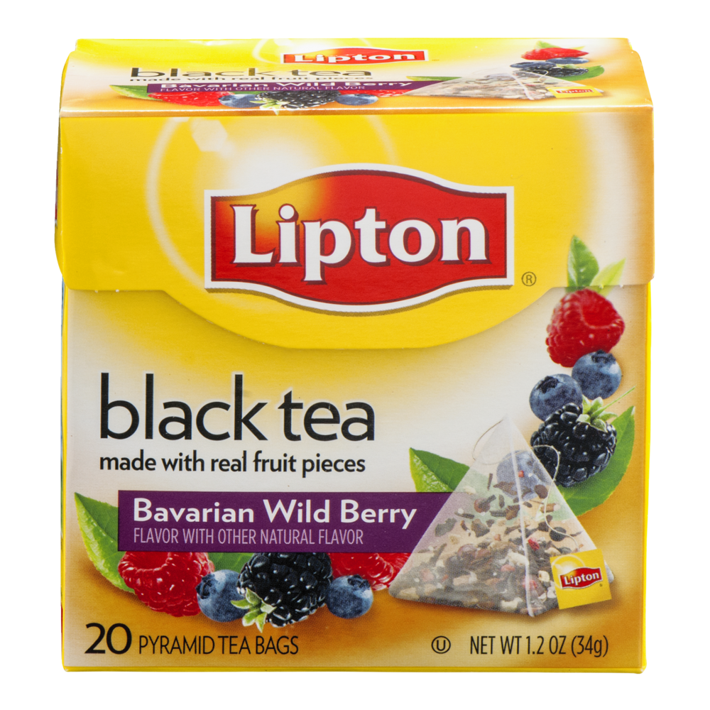 slide 1 of 1, Lipton Bavarian Wild Berry Pyramid Black Tea Bags - 20 ct, 20 ct