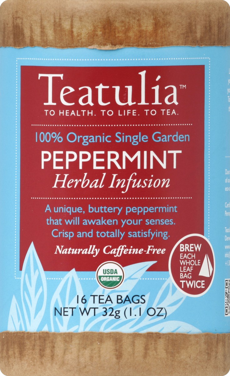 slide 1 of 3, Teatulia Herbal Infusion 16 ea, 16 ct