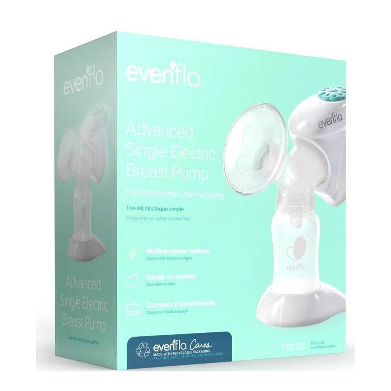 slide 3 of 12, Evenflo Advanced Single Electric Breast Pump, 1 ct