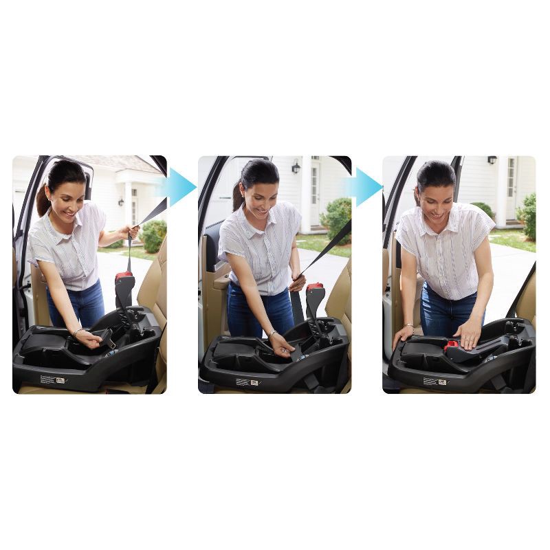 slide 2 of 9, Graco SnugRide SnugLock Infant Car Seat Base- Black, 1 ct