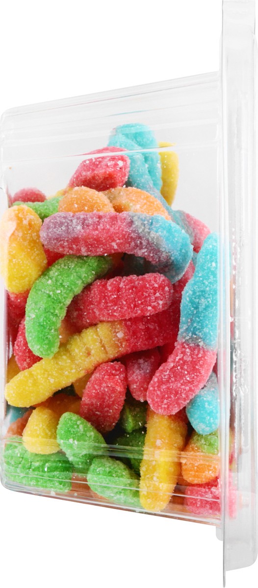 slide 8 of 12, Creative Snacks Sour Gummi Worms 9 oz, 9 oz