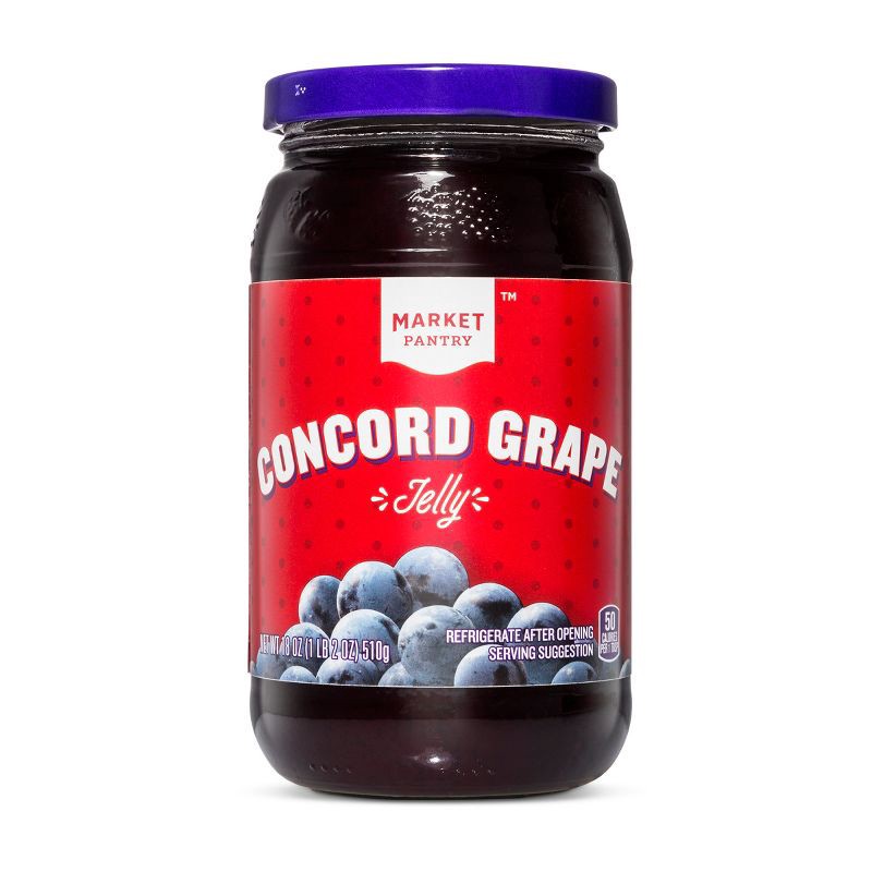 slide 1 of 1, Concord Grape Jelly 18oz - Market Pantry™, 18 oz