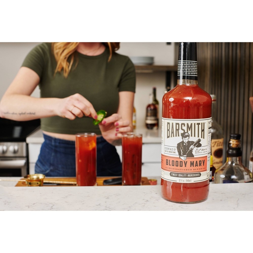 slide 3 of 4, Barsmith Bloody Mary Mix Bottle, 32 fl oz