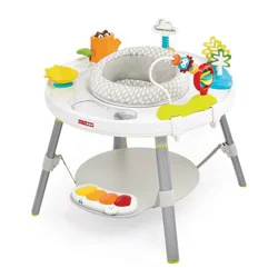 Skip Hop Baby Interactive Play Activity Center, 4mo+ - Explore & More: Adjustable Height, Converts to Play Table, Developmental Toys