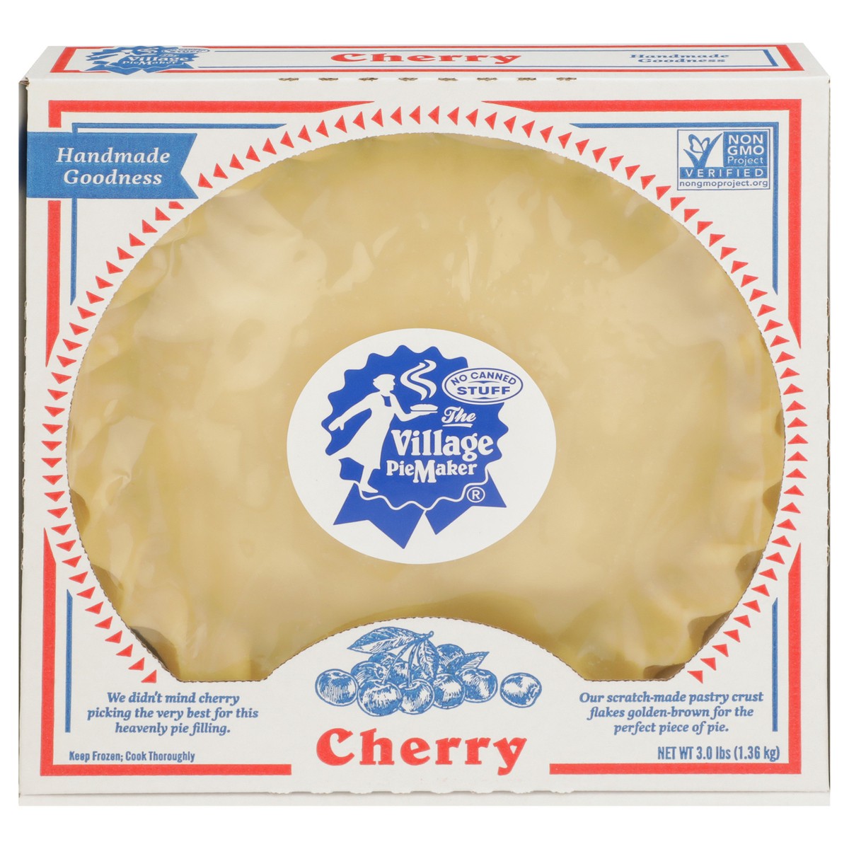 slide 1 of 9, The Village PieMaker Village PieMaker Frozen Cherry Pie, 48 oz