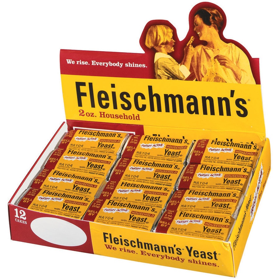 slide 3 of 3, Fleischmann's Fleisch Yeast, 2 oz