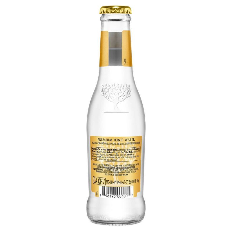 slide 6 of 6, Fever-Tree Premium Indian Tonic Water Bottles - 4pk/200ml, 4 ct; 200 ml