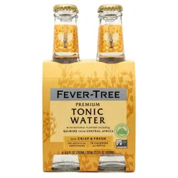 Fever-Tree Premium Indian Tonic Water Bottles - 4pk/200ml