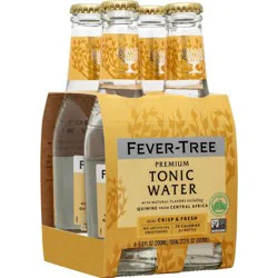 Fever-Tree Premium Indian Tonic Water Bottles - 4pk/200ml
