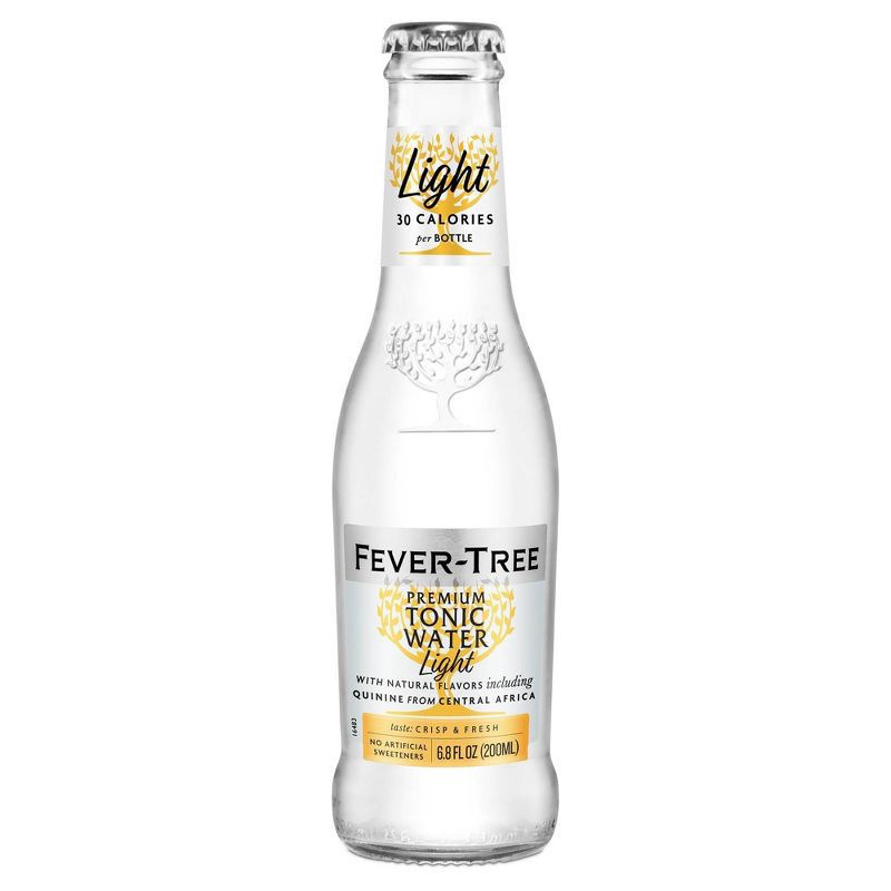 slide 3 of 5, Fever-Tree Refreshingly Light Indian Tonic Water Bottles - 4pk/200ml, 4 ct; 200 ml