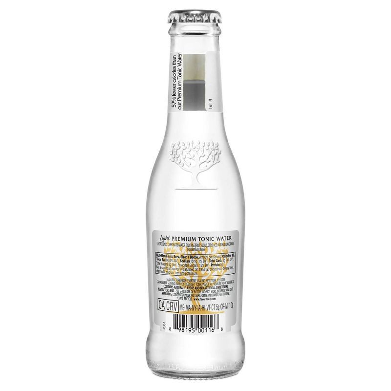 slide 4 of 5, Fever-Tree Refreshingly Light Indian Tonic Water Bottles - 4pk/200ml, 4 ct; 200 ml