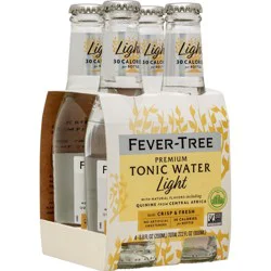 Fever-Tree Refreshingly Light Indian Tonic Water Bottles - 4pk/200ml