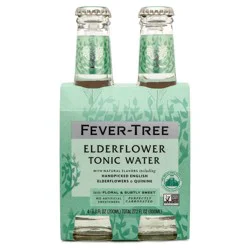 Fever-Tree Elderflower Tonic Water Bottles - 4pk/200ml