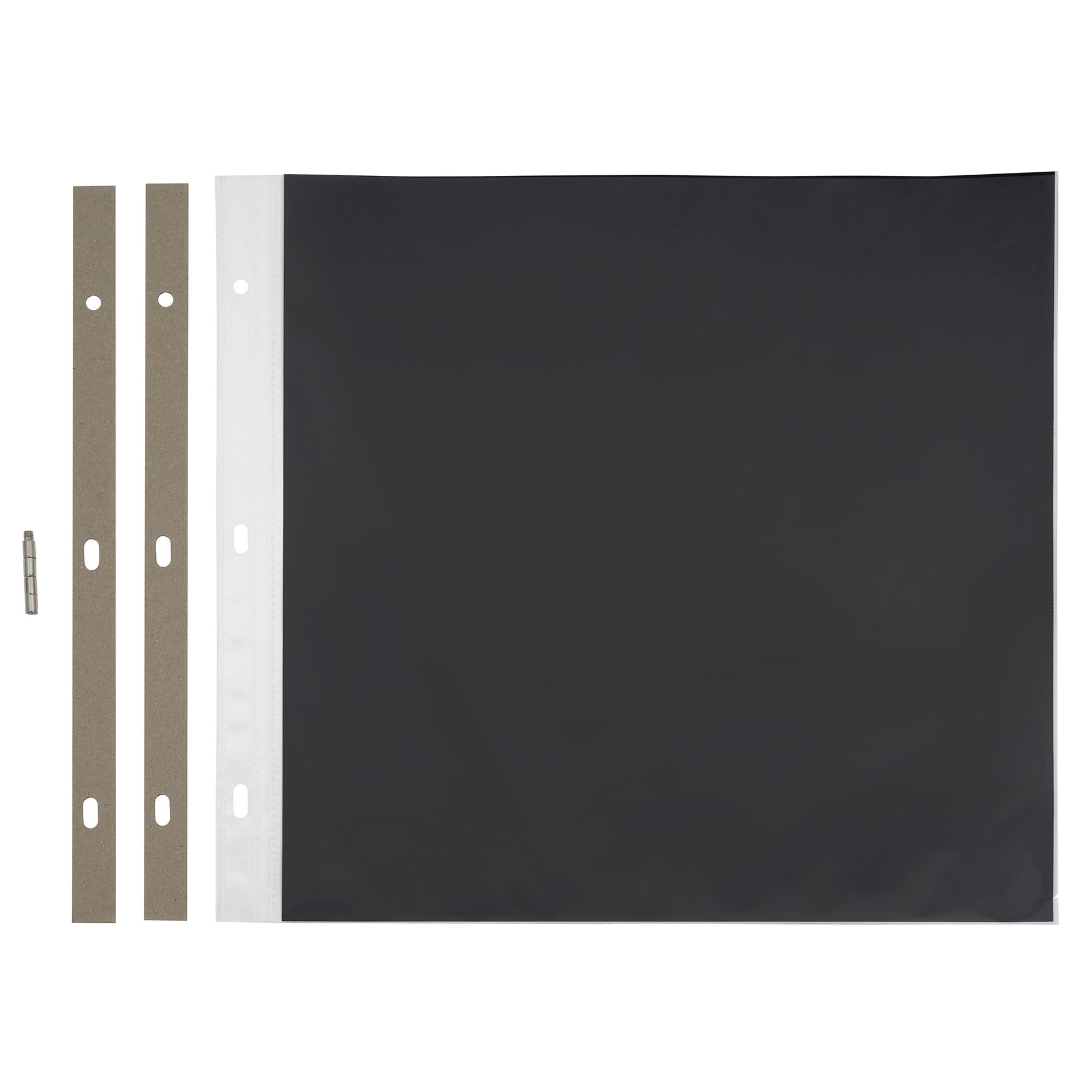 slide 3 of 3, 12" X 12" Black Scrapbook Refill Pages By Recollections, 12 in x 12 in