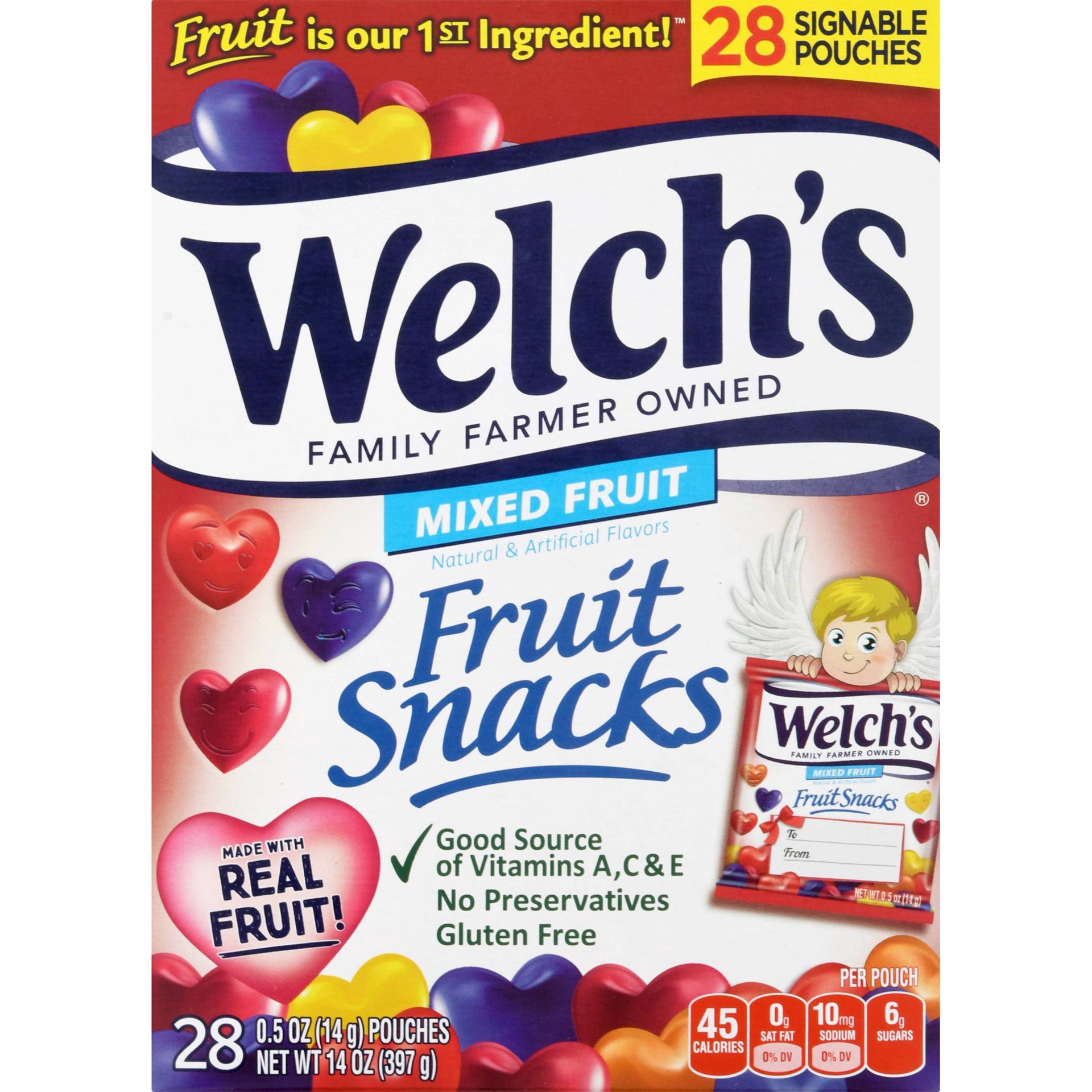 slide 1 of 1, Welch's Mixed Fruit Snacks, 28 ct; 0.5 oz