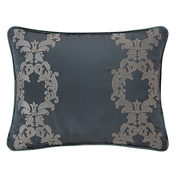 slide 1 of 2, Waterford Everett Oblong Throw Pillow - Teal, 16 in x 20 in