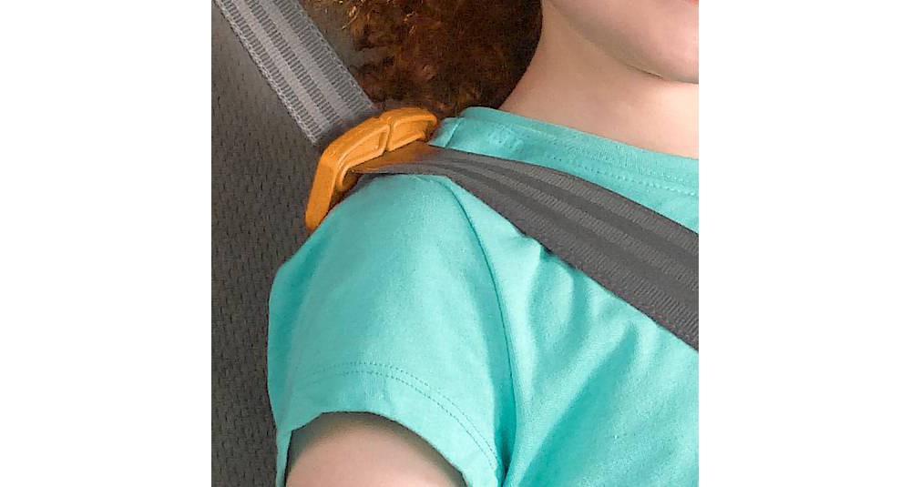 slide 6 of 8, Chicco GoFit No Back Booster Car Seat - Caramel, 1 ct