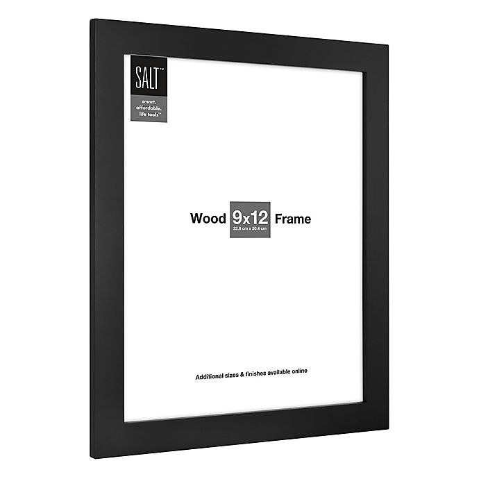 slide 2 of 2, SALT Wall Frame - Black, 9 in x 12 in