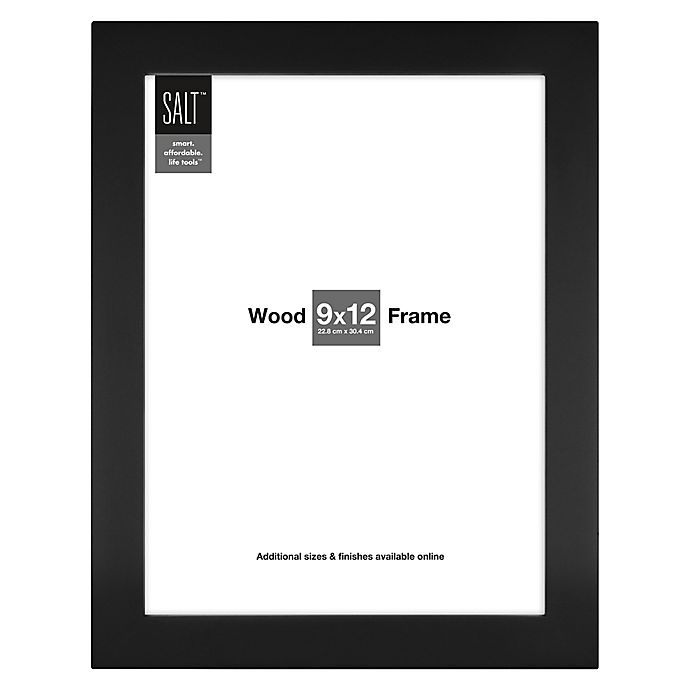 slide 1 of 2, SALT Wall Frame - Black, 9 in x 12 in