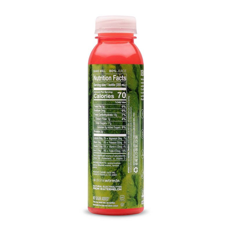 slide 3 of 7, WTRMLN WTR Hydration Cold Pressed Juiced Watermelon Water - 12 fl oz, 12 fl oz