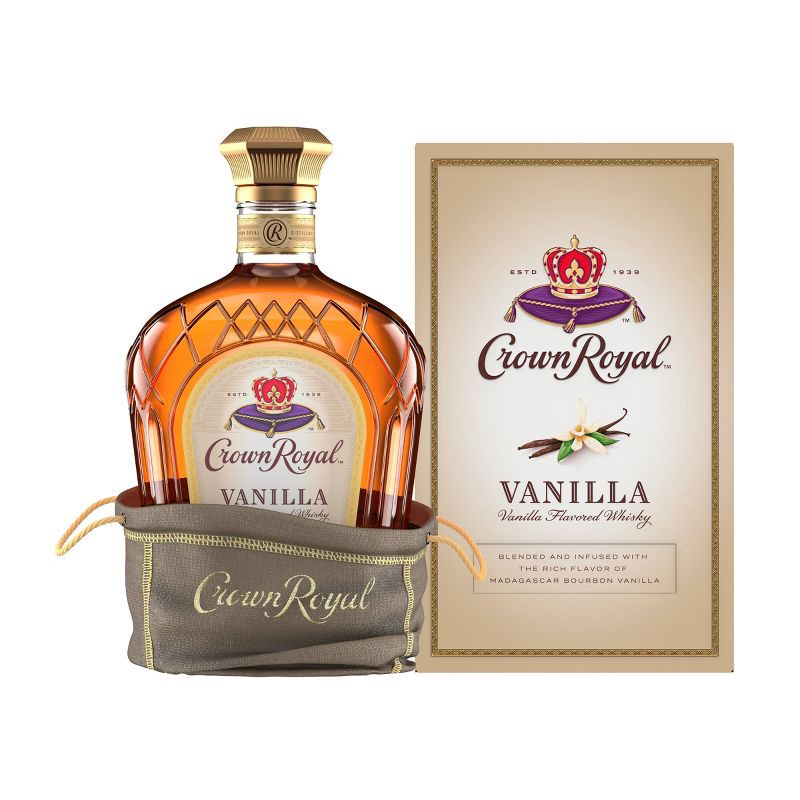 slide 2 of 12, Crown Royal Vanilla Flavored Whisky - 750ml Bottle, 750 ml