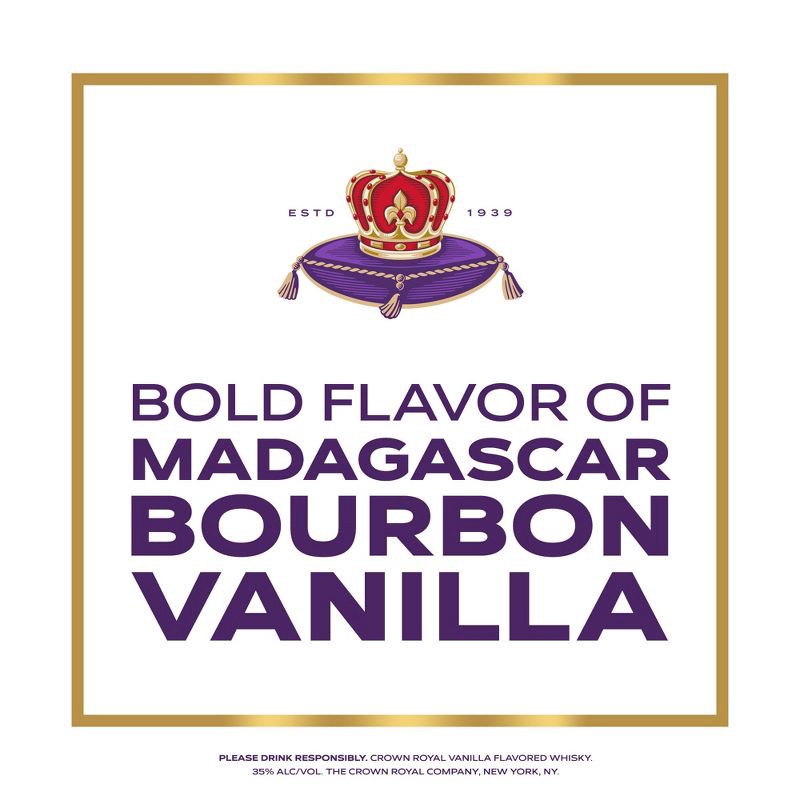 slide 4 of 12, Crown Royal Vanilla Flavored Whisky - 750ml Bottle, 750 ml