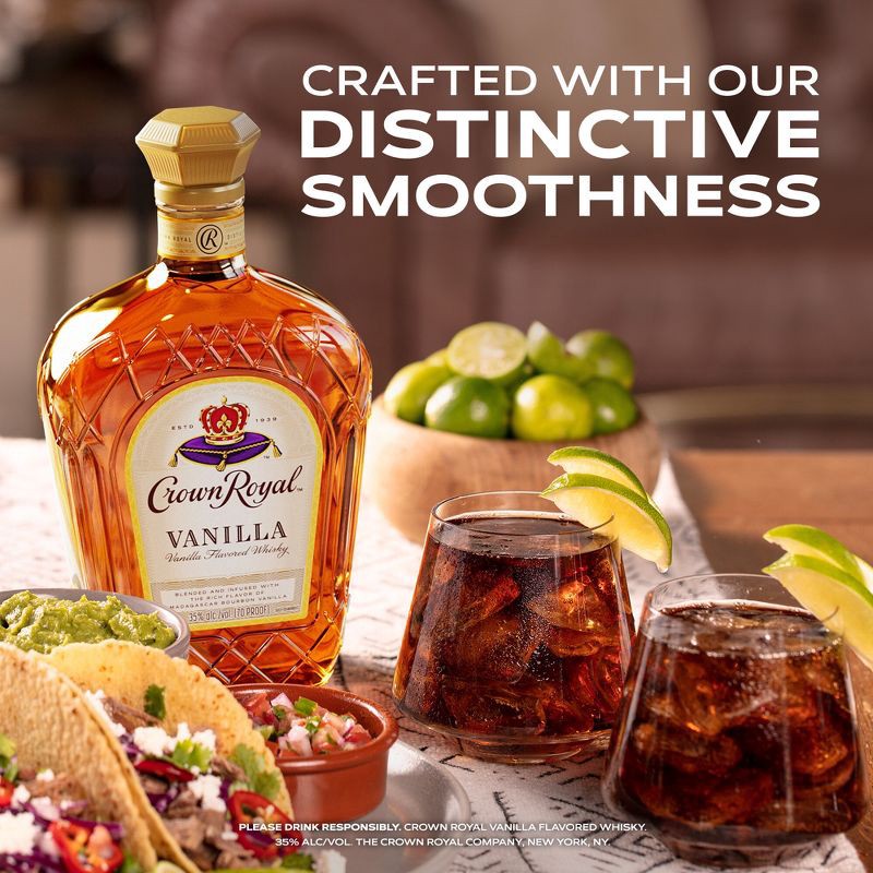 slide 7 of 10, Crown Royal Vanilla Flavored Whisky - 750ml Bottle, 750 ml