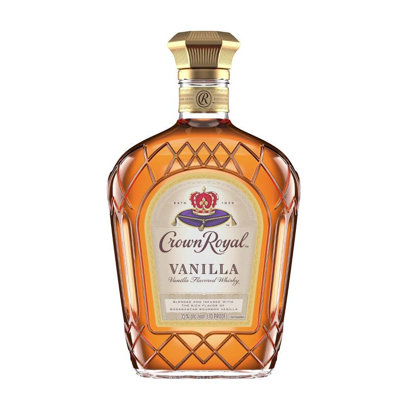 slide 1 of 10, Crown Royal Vanilla Flavored Whisky - 750ml Bottle, 750 ml