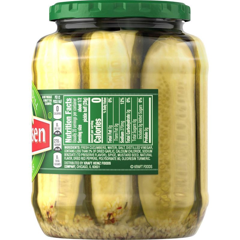 slide 2 of 10, Claussen Halves Kosher Dill - 32oz, 32 oz