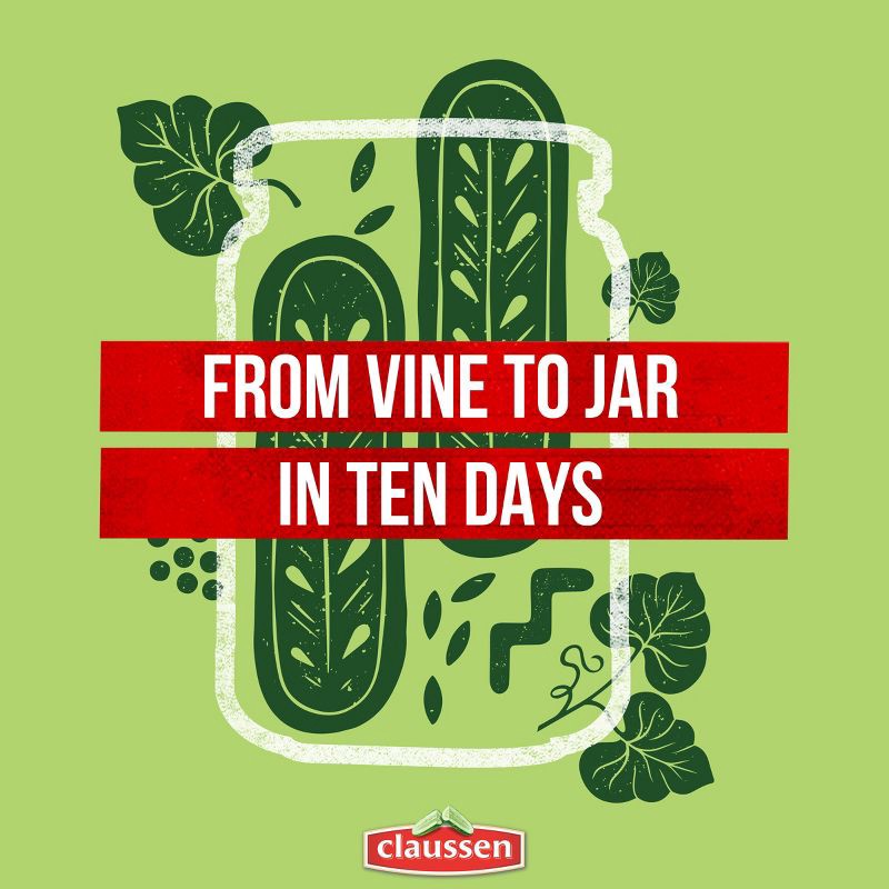 slide 5 of 11, Claussen Halves Kosher Dill - 32oz, 32 oz