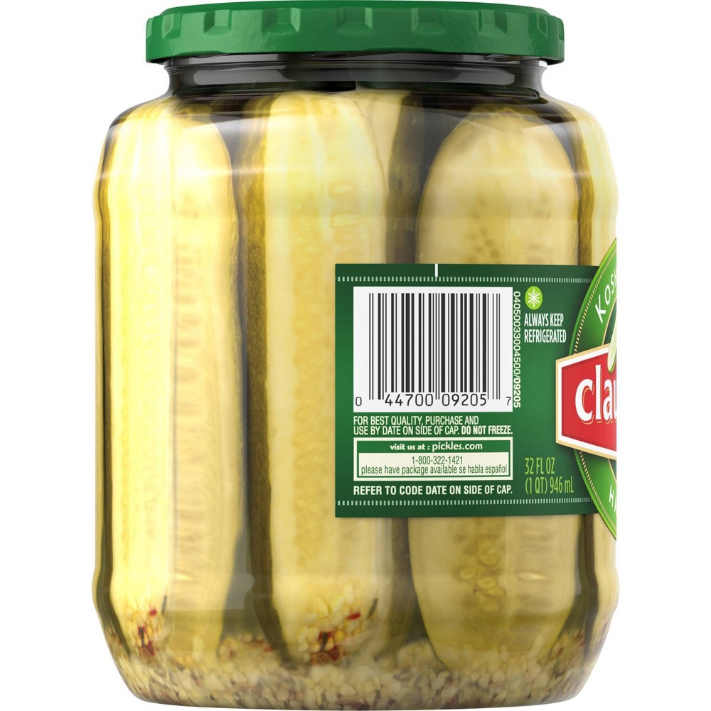 Claussen Kosher Dill Pickle Halves Jar 32 oz Shipt