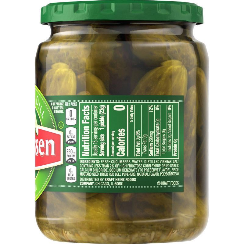 slide 2 of 10, Claussen Mini Kosher Dill - 20 fl oz, 20 fl oz